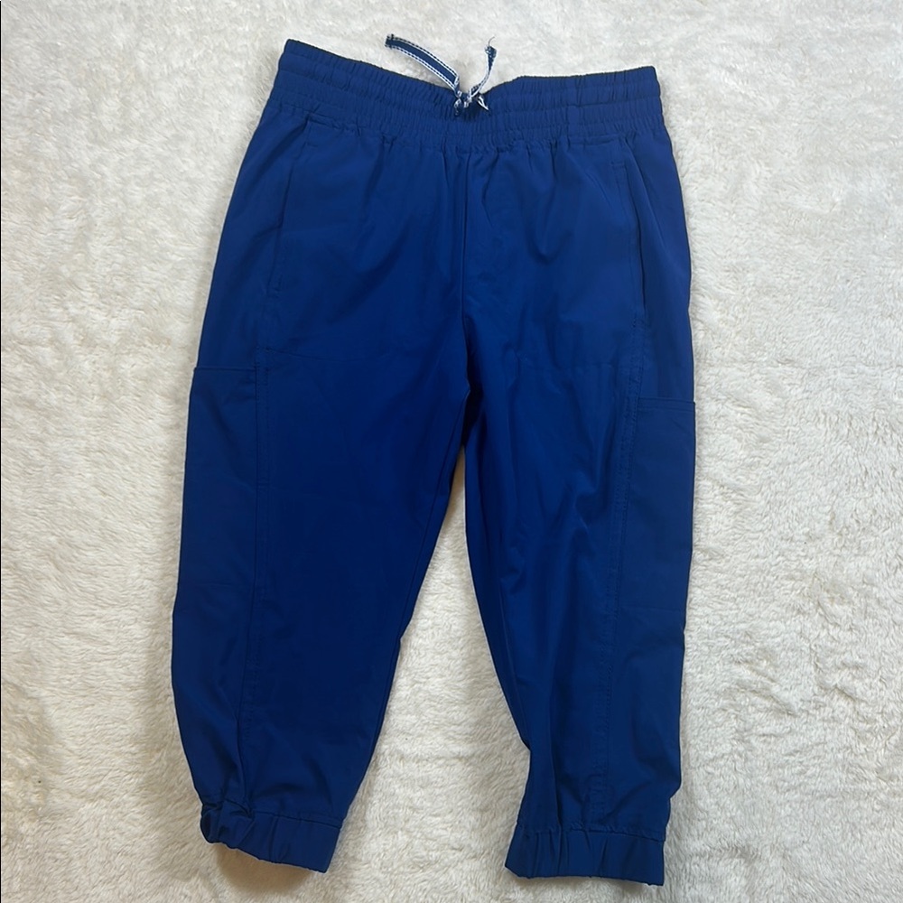 Royal Blue Joggers with Elastic Cuffs and Drawstring Waist